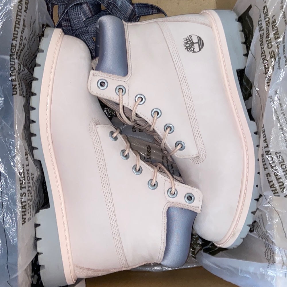 Baby Pink Timberland Boots